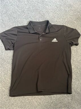 Adidas Men’s Black Climalite Polo, XL